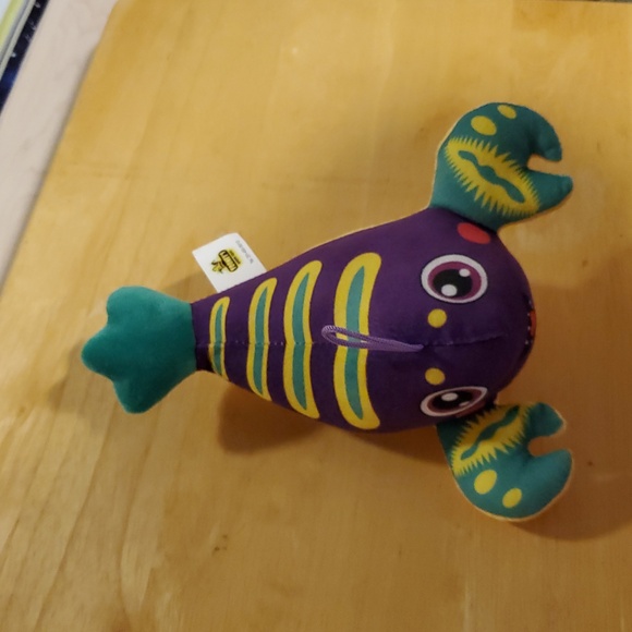 Toomey's Mardi Gras Purple and Green Plush Lobster Stuffed Animal - Picture 2 of 6